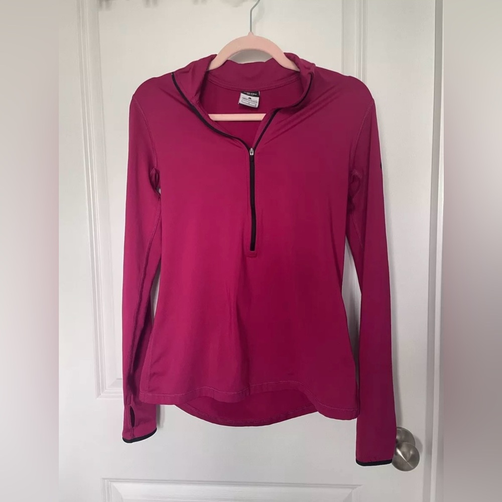 Nike Pro women’s dri-fit quarter zip jacket with thumb holes
